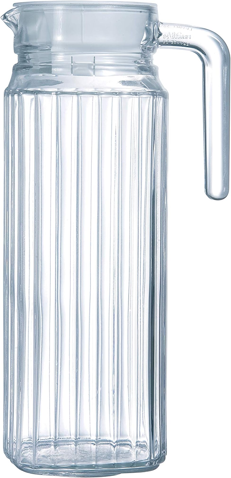 Arcoroc Quadro fridge jug with lid, 1L.