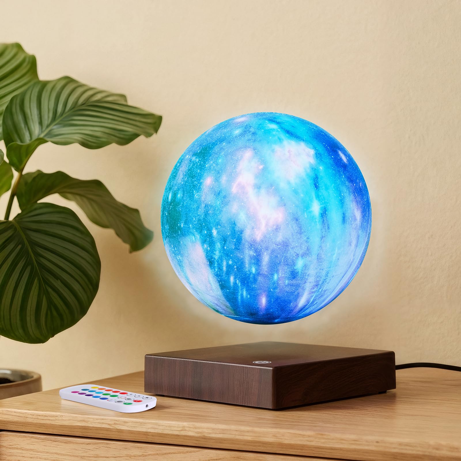 Levitazione Magnetica Luna Lampada Globo Luce Notturna Galleggiante 3D Luna LED Luce Colorata per Casa Decorazione Lampada Da Tavolo
