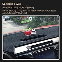 Vista 46 de SPEEDWOW Tablero Dashboard Cubierta Tapete Alfombrilla Alfombra Compatible con Toyota Sienna 2004-2010