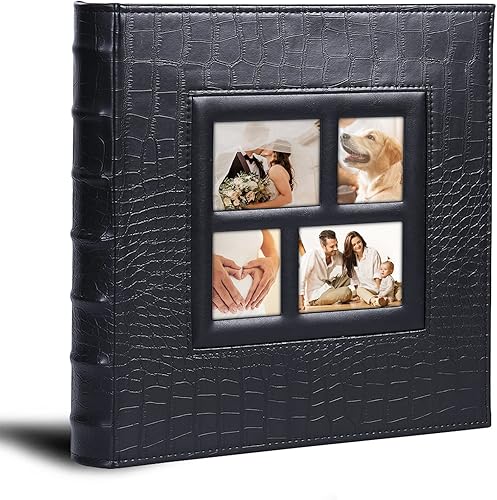 Vienrose - Álbum de fotos para 600 fotos de 4 x 6, hecho de cuero, gran capacidad, para recuerdos familiares, bodas, aniversarios, bebés, vacaciones