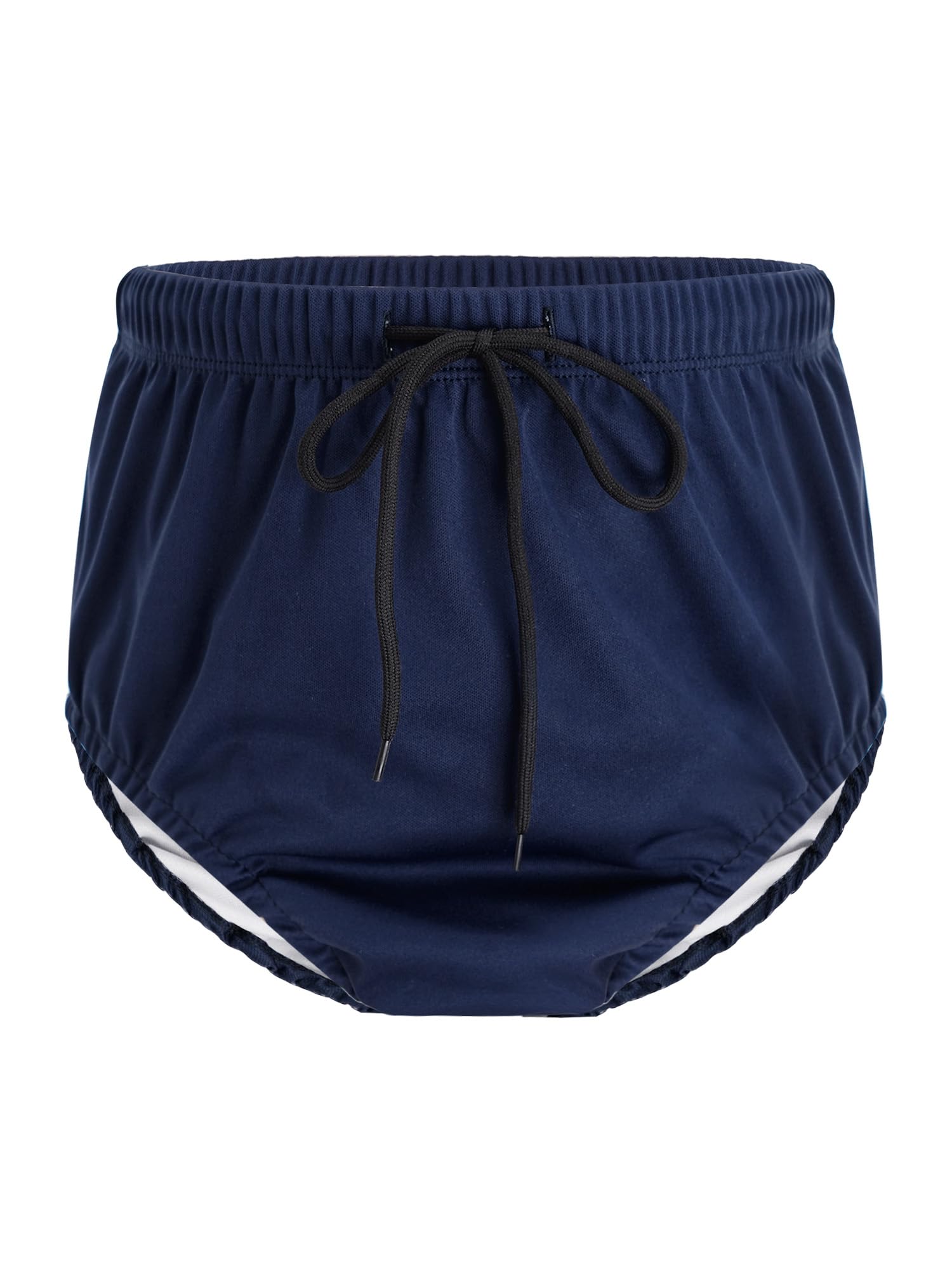TSSOE Kids Boys Girls Special Needs Reusable Swim Diaper Youth Cloth Diaper Cover Waterproof Leakproof Incontinence Swimwear Navy Blue 8-10 Years