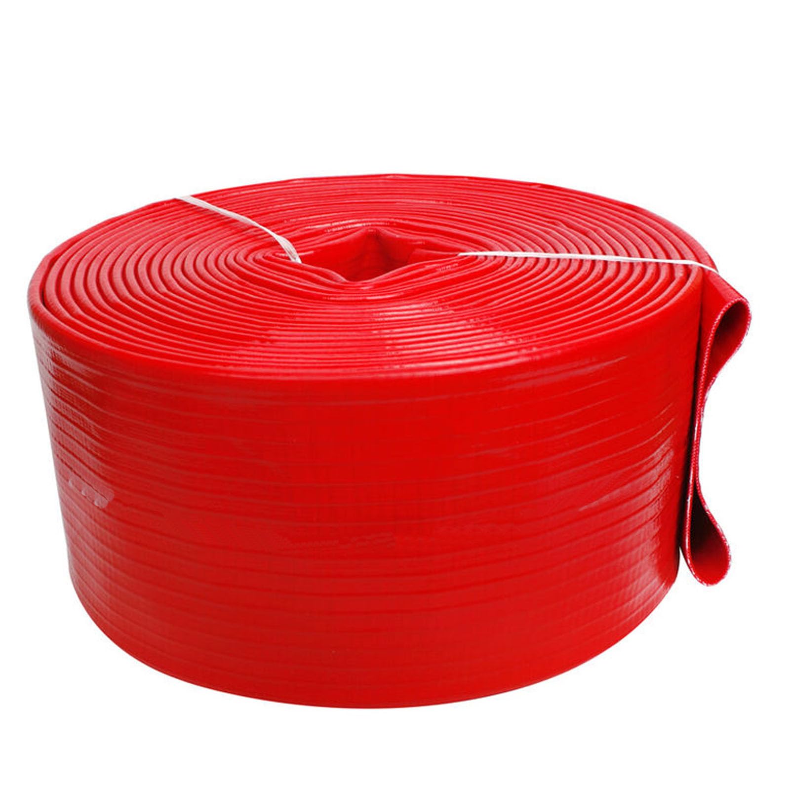 Manguera Plana de Drenaje, Manguera de Descarga Layflat for Estanque, jardín, Jacuzzi, Piscina, sumidero, Agua inundación en Varios tamaños(50m,1.5-Inch)