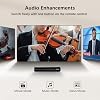Soundbar for TV, 2.0ch 19.7-Inch Small Soundbar with 3 EQ Modes and Remote Control, Wired and Wireless Bluetooth 5.0 Home Theater Sound Bar, Optical/Aux/Coaxial/ARC/USB Connection, Wall Mountable