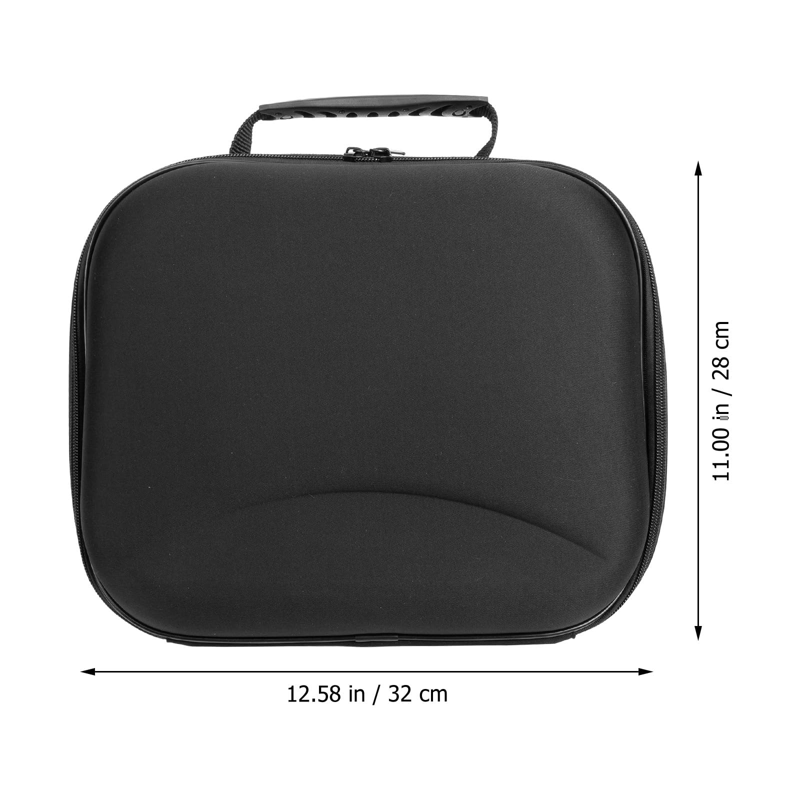 Tragbare Haartrocknertasche und Clips Organizer mit Sicherer Aufbewahrung aus Eva in Schwarz für Friseurwerkzeuge für Friseurbedarf im Haarsalon und Unterwegs