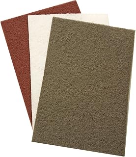 Fine Synthetic Finishing Pads, Gray (3-Pack)