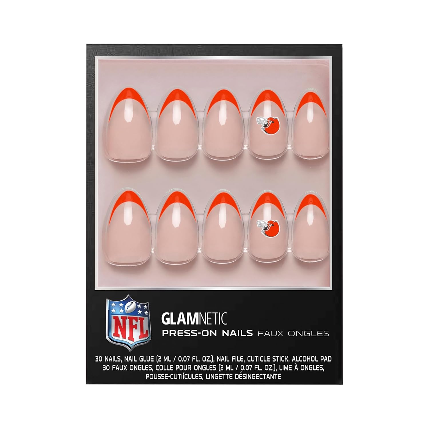 WinCraft Glamnetic x Fanatics Cleveland Browns Nail Kit