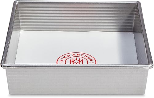 Miniatura 3 de King Arthur Baking Company - Revestimientos cuadrados para moldes para tartas, silicona antiadherente reutilizable de grado europeo, 8 pulgadas,