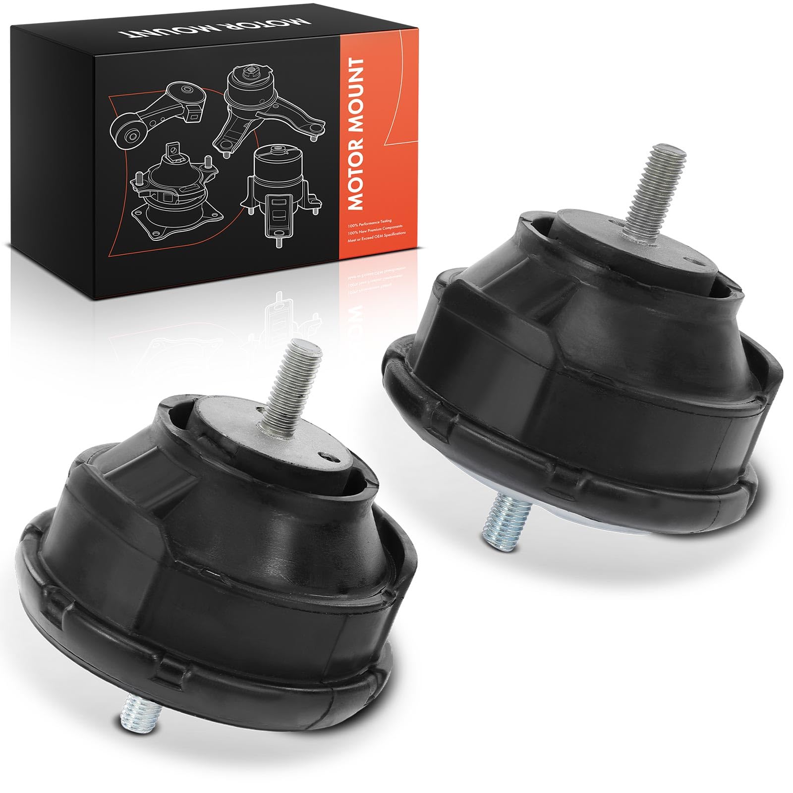 Frankberg 2x Soportes del Motor Gasolina Compatible con Serie 3 cabrio E46 2.2L Serie 3 E46 2.2L Serie 3 cabrio E46 3.0L Serie 3 Touring E46 2.2L Serie 3 E46 2.0L Replace# 9003