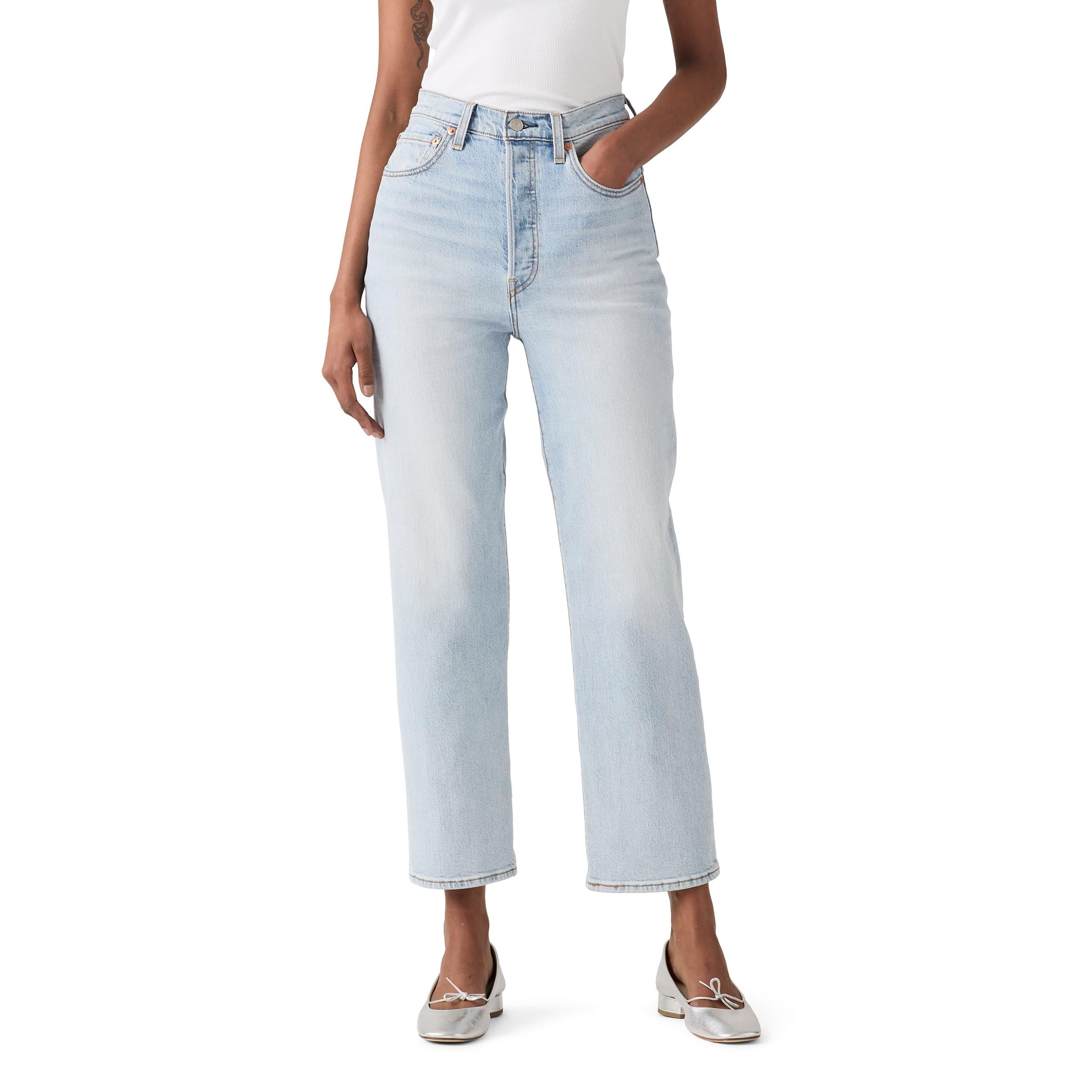 Levi'S Ribcage Straight Ankle Jeans - Blue