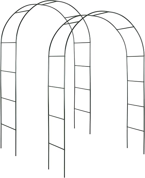 TecTake Arceau à rosiers Tuteur Colonne de Jardin Arche à Rosier | Hauteur: env. 240 cm, Largeur: env. 140 cm, Profondeur: env. 40 cm - 5