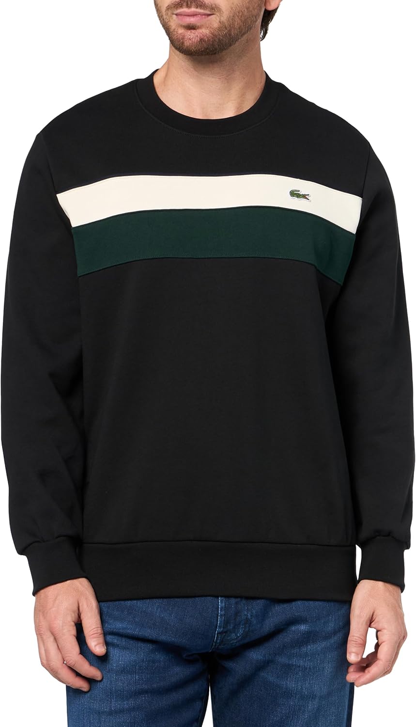 Lacoste mens Colorblock Fleece Sweatshirt