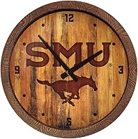 Vista 299 de The Fan-Brand NCAA Oklahoma Sooners: Faux Barrel Top Wall Clock Sports Team Bar Sign Décor - Home Man Cave, Party Decoration - Made On Demand