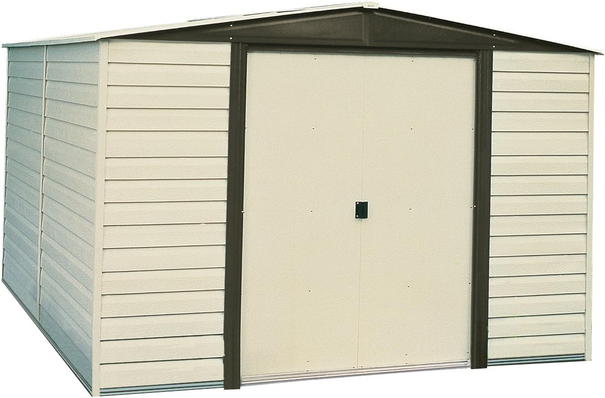 Storboss Vinyl Dallas VD Storage Shed, 10 by 12-Feet