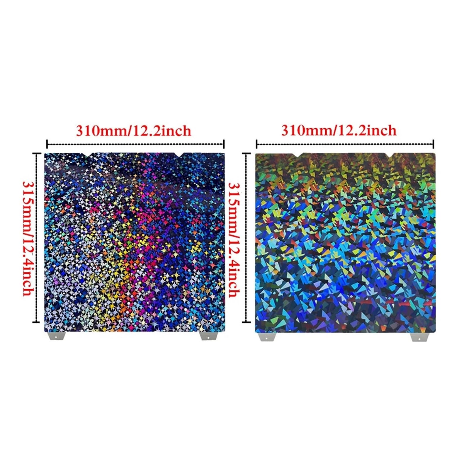 Arkusz 310x315mm Dwustronne Magnetyczne Łóżko Do Druku Części Drukarki 3D(1Pcs PEI (with base))