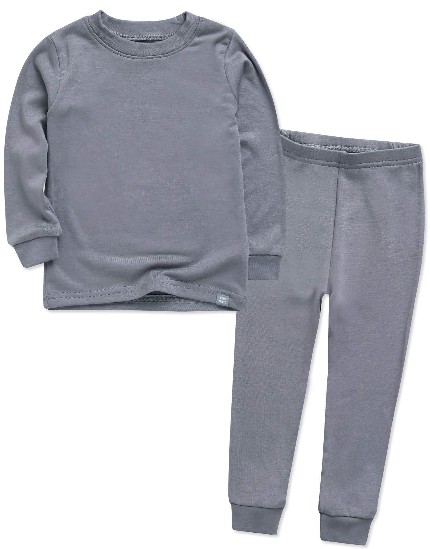 VAENAIT 6M-12Y Toddler Toddler Kids Toddler Girls Boys Soft Comfy Modal Tencel Solid Raglan Sleepwear Pajamas Pjs 2pcs Set