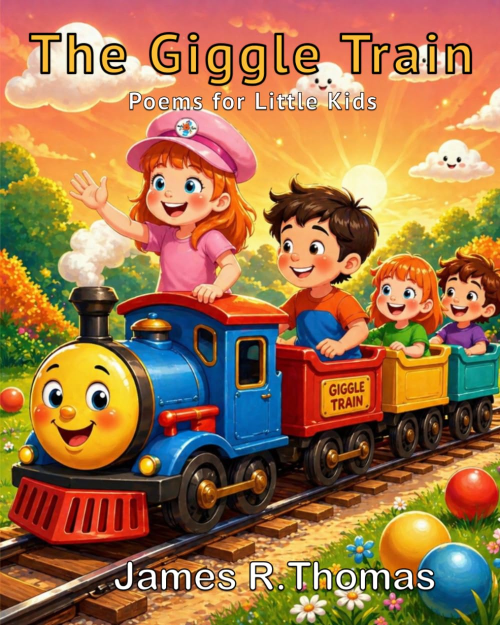 The Giggle Train: POEMS FOR LITTLE KIDS: 2 (Growing Through Poems: Poems and Pictures Series)