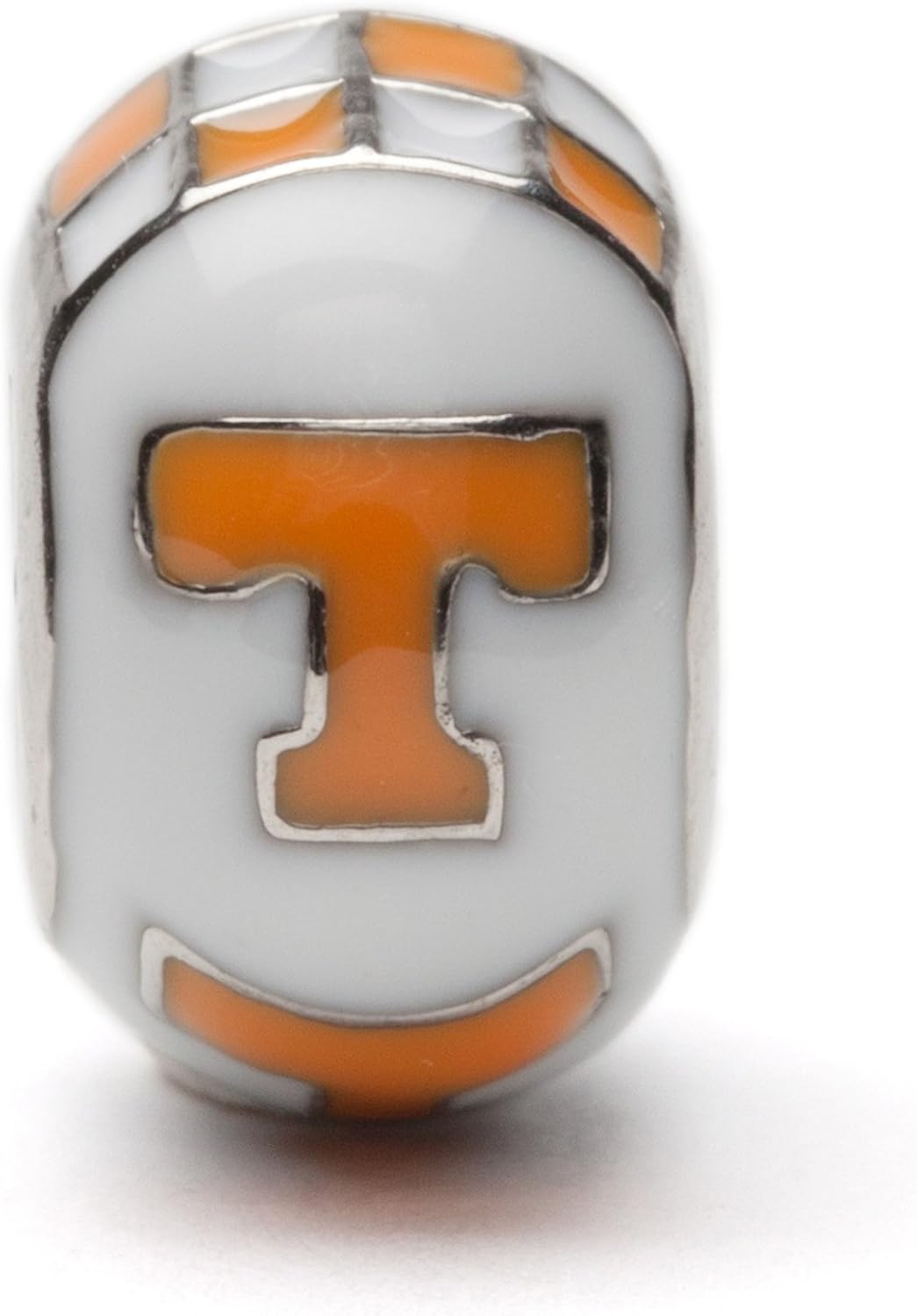 University of Tennessee Bead Charm Set | Set of Three Tennessee Charms | Tennessee Volunteers Stainless Steel Jewelry | Tennessee Gift | Product Lifetime Guaranteed | Fits Most Popular Charm Bracelets
