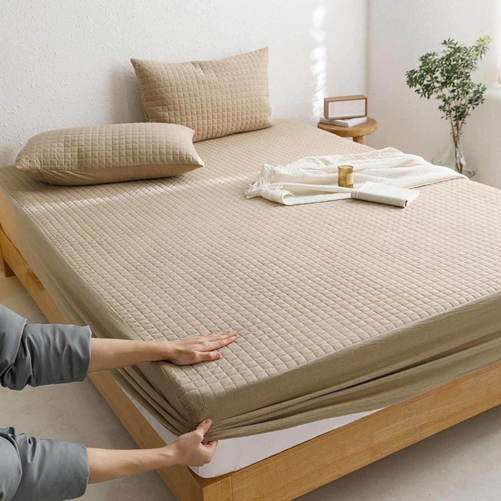 Amazon.com: FCLDESHOP Bedding Fitted Sheet Deep Pocket,Thick