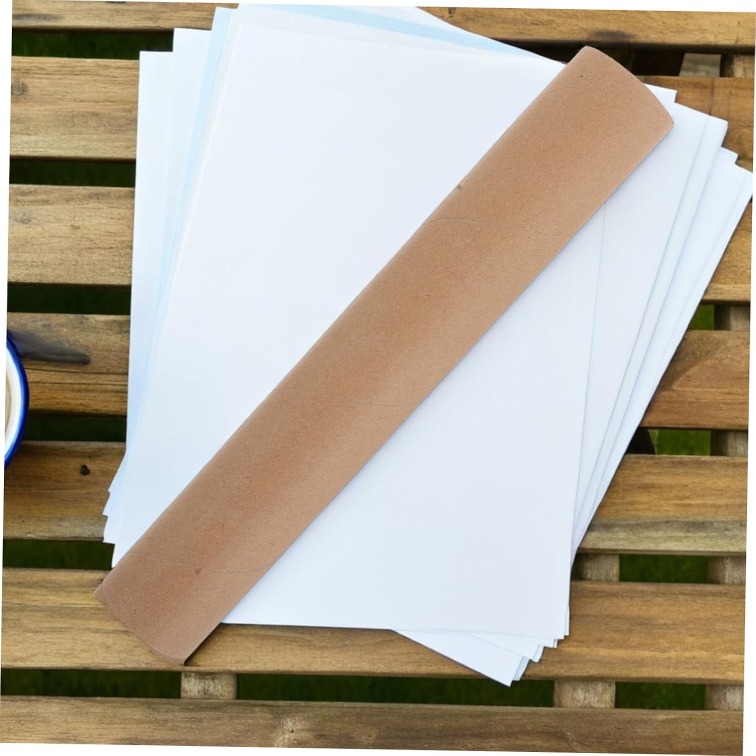 Gadpiparty 10Pcs Durable Kraft Paper Tubes Document Storage Cylinders for Art Crafts DIY Projects Sturdy Cardboard Rolls for Posters Supplies Brown