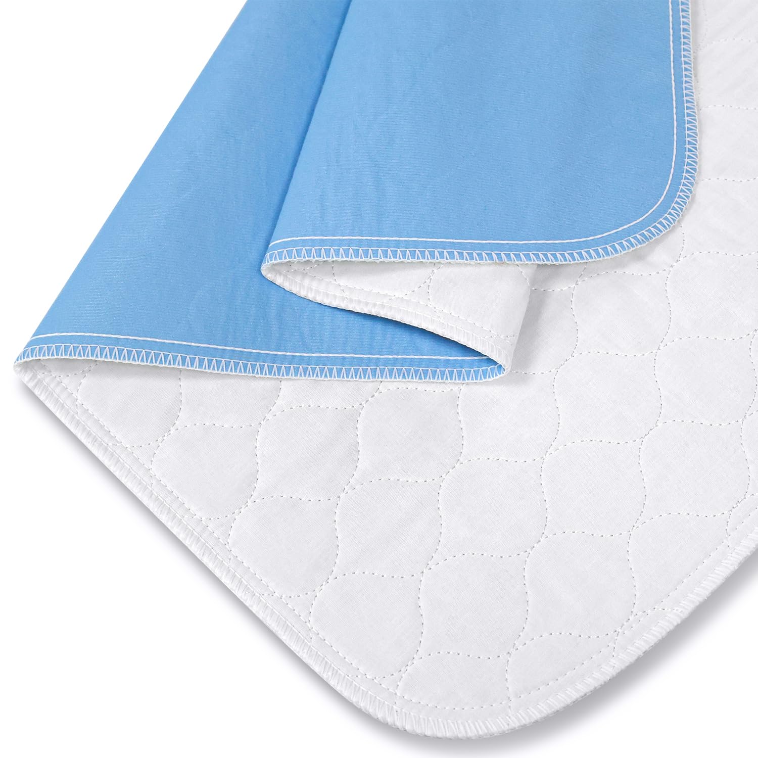 Conkote Heavy Absorbency Bed Pads 34"X76" (1 Pack), Washable and Reusable Incontinence Underpads, Waterproof Sheet and Mattress Protectors for Kids, Adults, Elderly and Pets