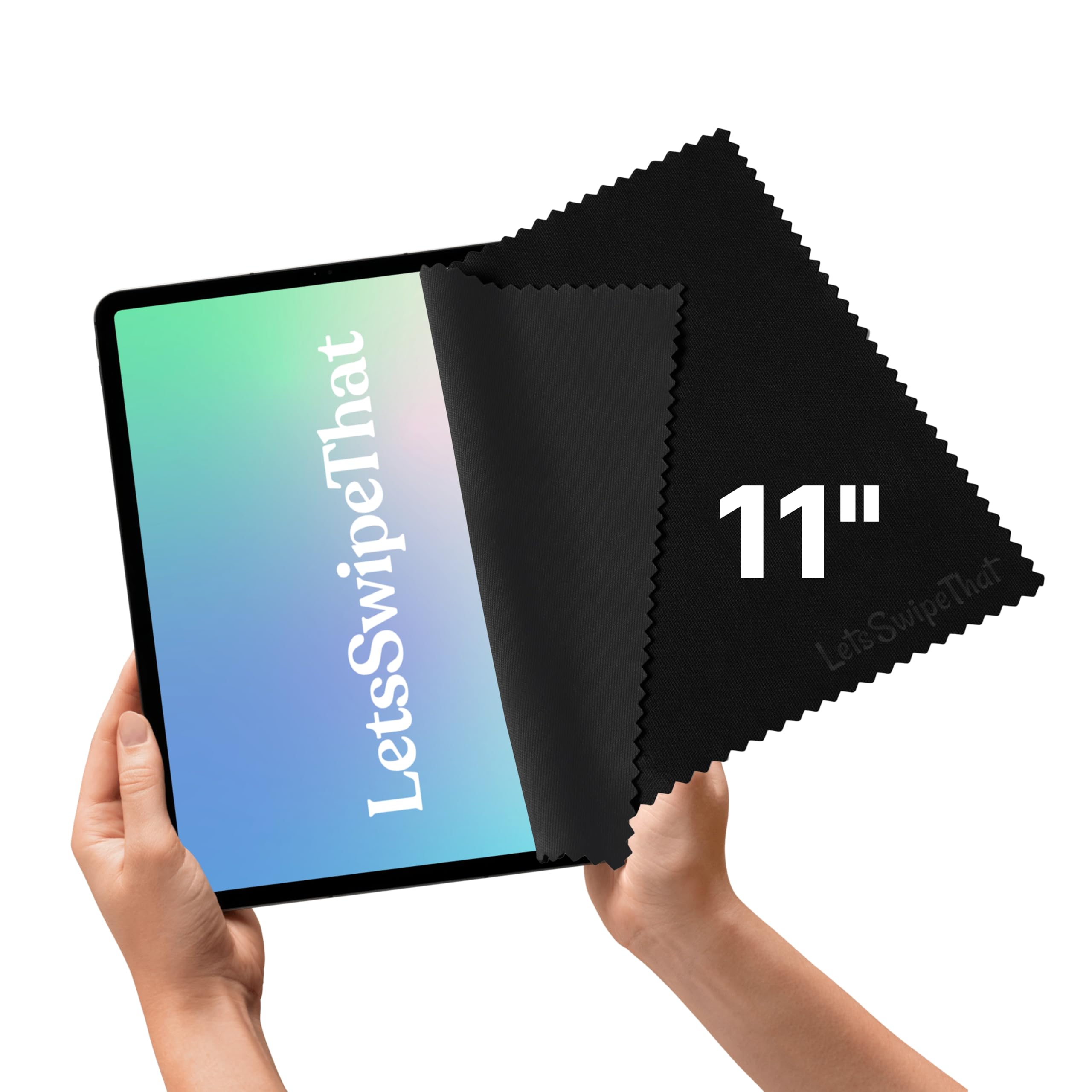 Letsswipethat 1 Piece Letsswipethat® Microfiber Laptop Keyboard Cover - 1 Pack For 11” Screen - Computer Keyboard Covers - Microfibre Cloth Laptop, Ipad & Tablet Screen Protector From Recycled Microfibres