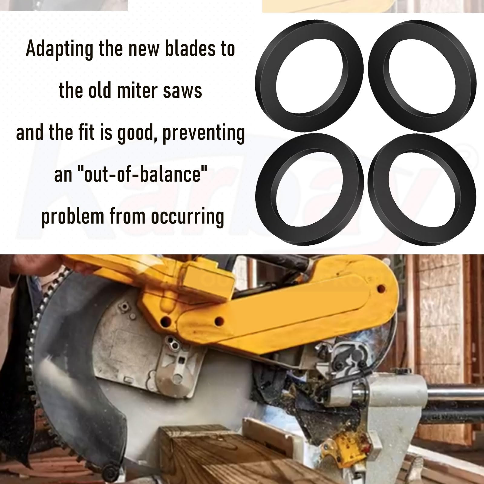DeWalt Miter Saw Blade Adapter - Universal Fit -5