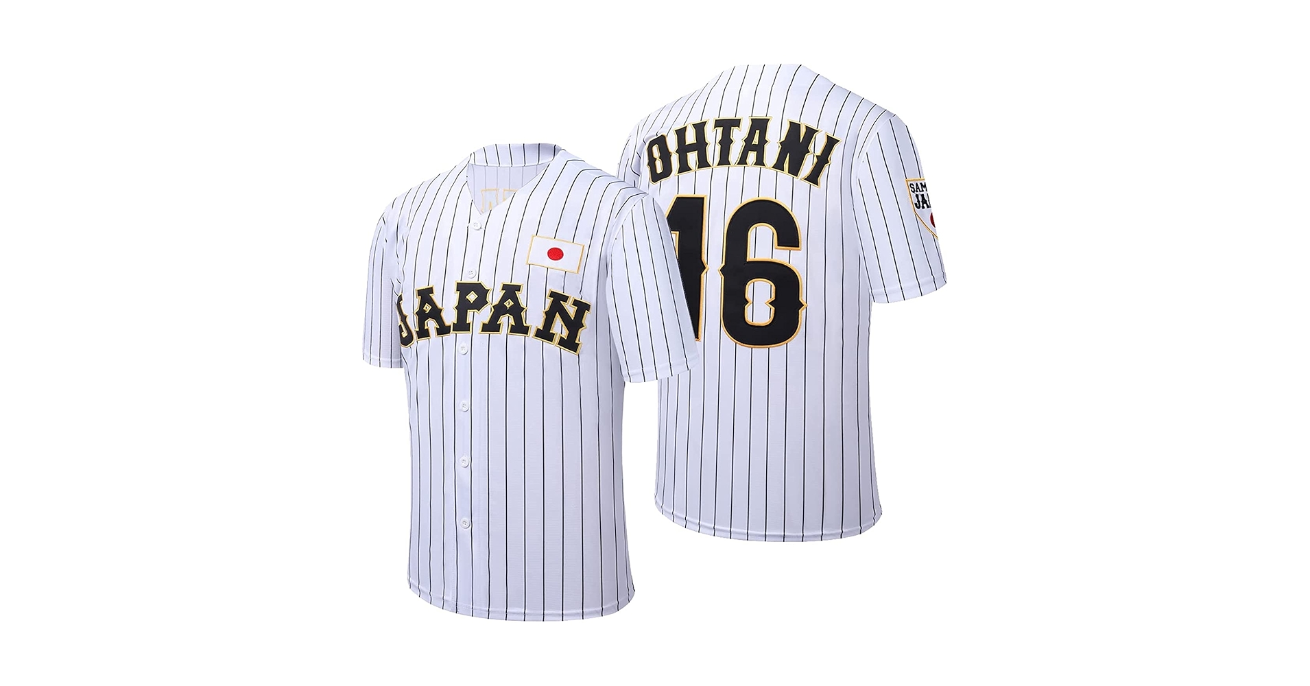 侍ジャパン　日本代表 OHTANI 16 ユニフォーム Shohei Ohtani #16 Japan Baseball Uniforms Jersey Stitch