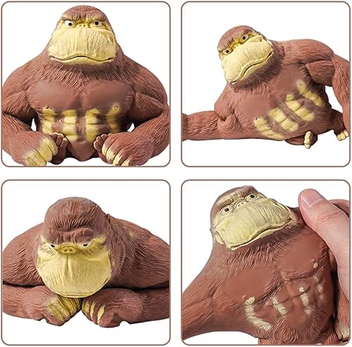 Miniatura 3 de Gorila elástica alivio del estrés para adultos sensorial descomprime y aprieta el estrés regalo para Pascua