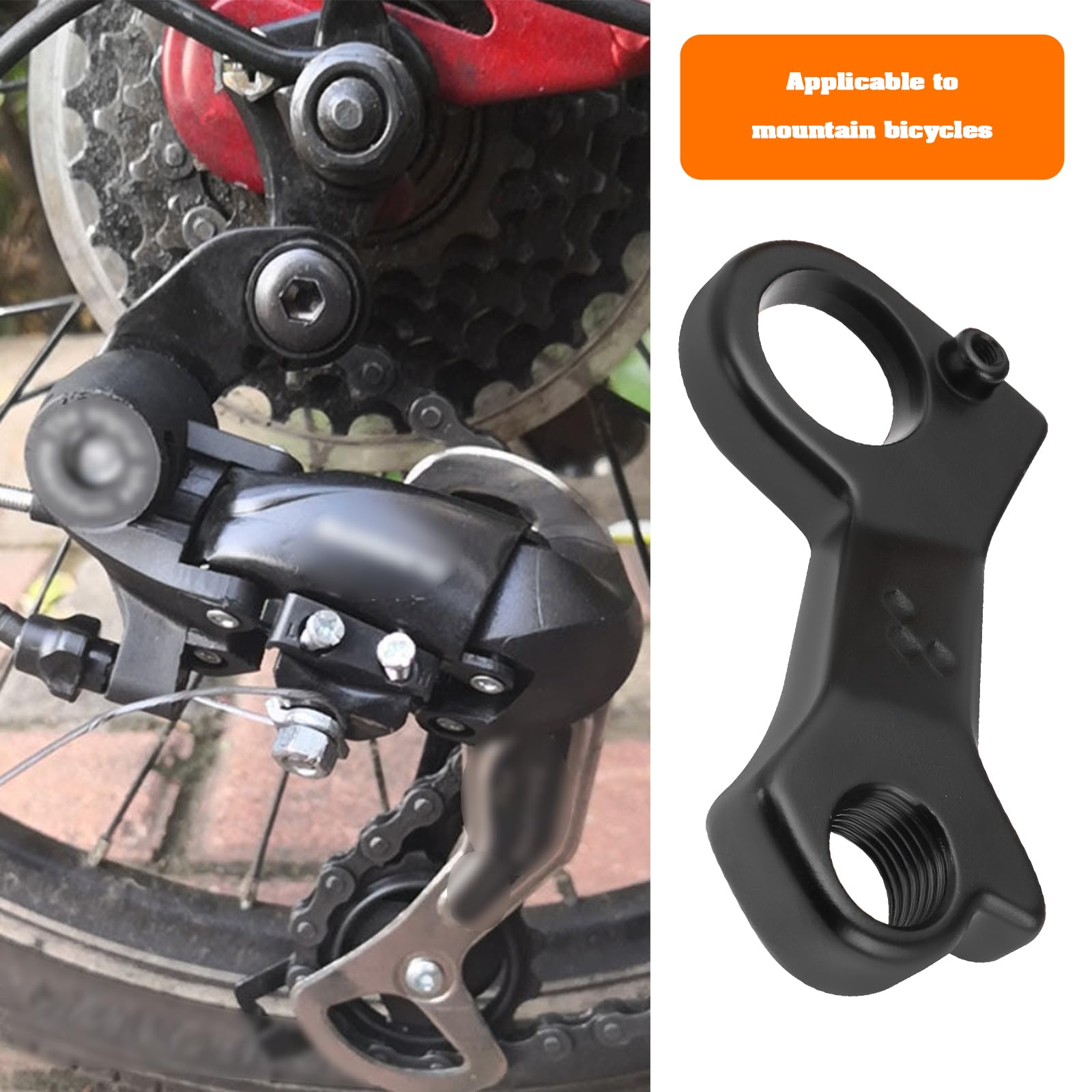 Fahrrad-Umwerferaufhänger Schaltauge für Hinten Schaltauge für Hinten Fahrrad-Endhaken Kompatibel mit Cube Axial WS/Agree C/Cross Race # 10063 / # RR 16-03240