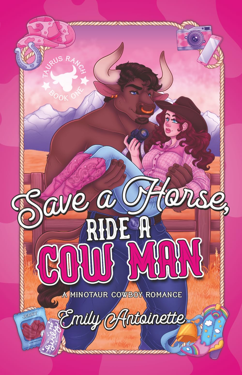 Save a Horse, Ride a Cow Man: A Minotaur Cowboy Romance: 1 (Taurus Ranch)