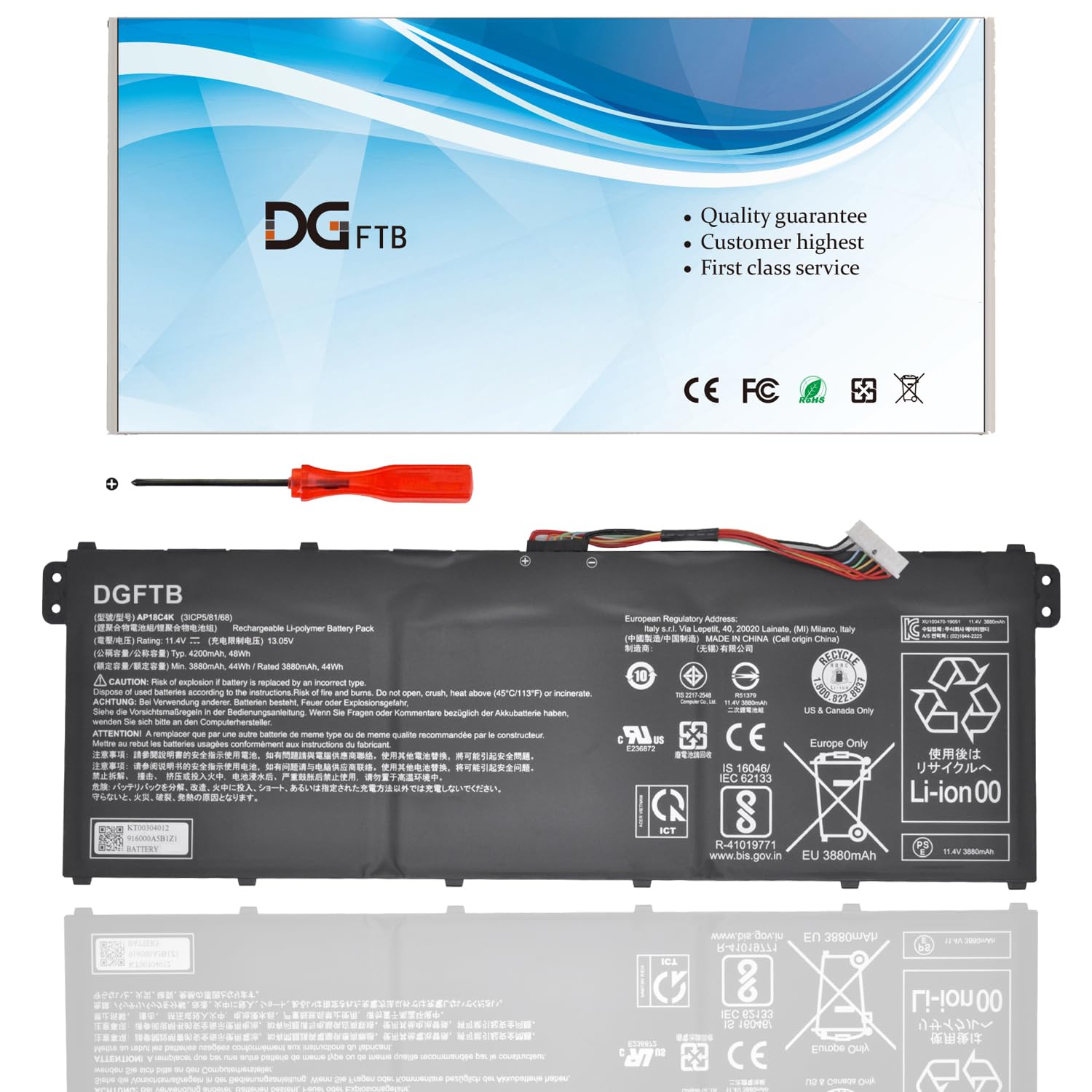 Batteria Sostitutiva Acer Aspire 3 (A315-54K, A515-54) – Originale, Compatibile, Perfetta!