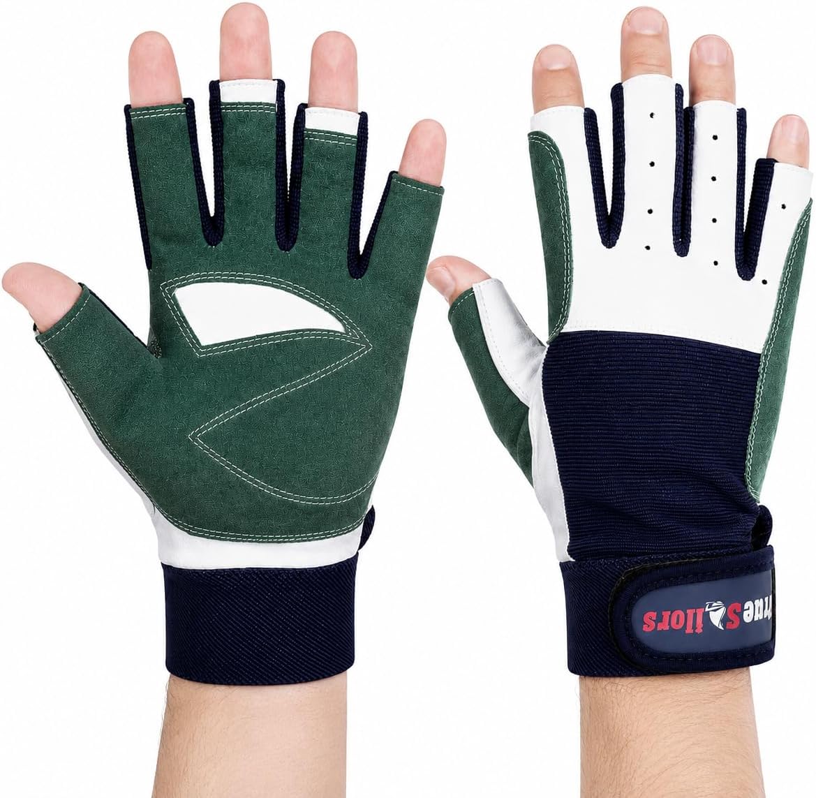 MRX Sailing Gloves Fishing Kayak Gloves for Men & Women Rowing Water Ski Canoe Paddle Gloves Sailing Gear Women Paddling Gloves | Sailing Gloves for Men & Women | Short Finger Sailing Kayaking Gloves