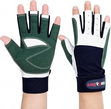 MRX Sailing Gloves Fishing Kayak Gloves Men Women Boat Water Ski Canoe Paddle Gloves Sailing Gear Women Paddle Gloves Sailing Gloves Men Women Sailing Gloves Short Finger Sailing Kayak Gloves