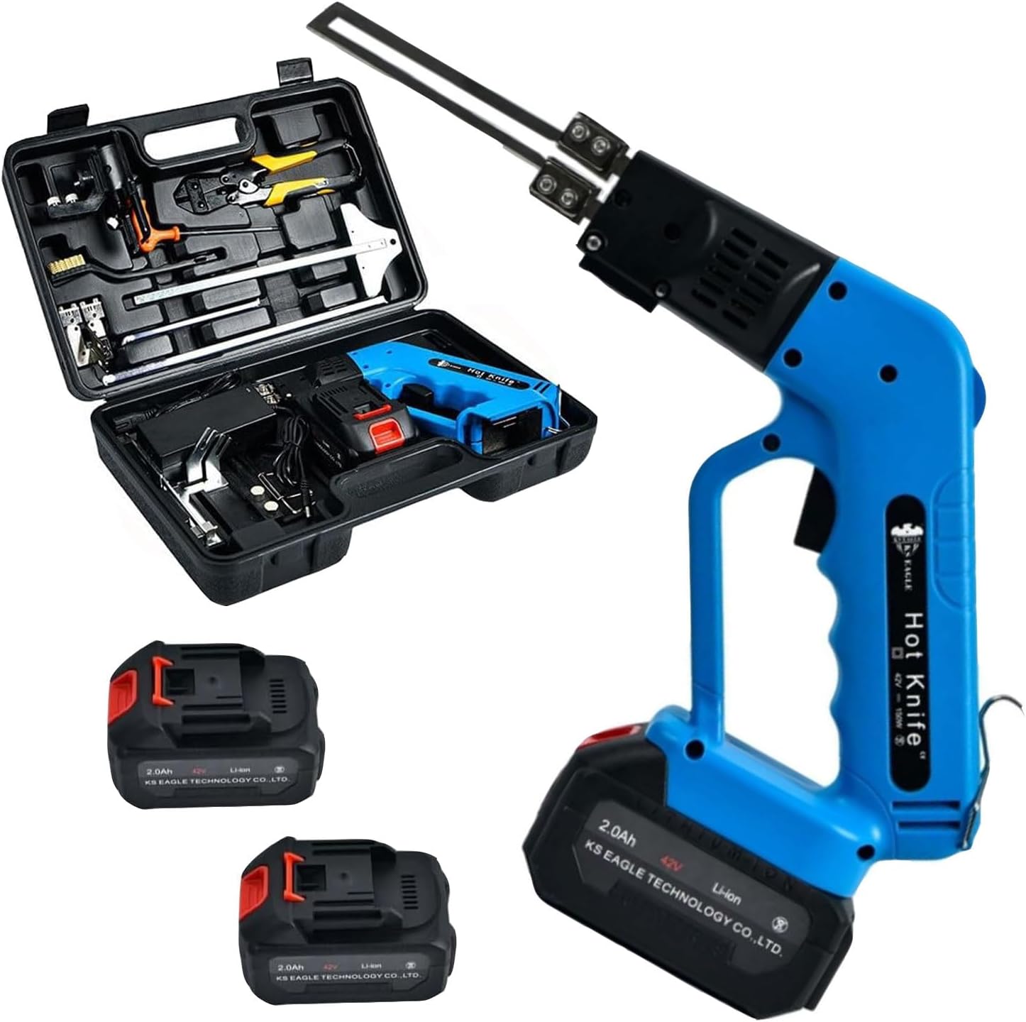 150W Lithium Battery Foam Cutter - Cordless Hot Knife for Precise Cutting of XPS Board, Model Foam, Craft Foam and Insulation, Adjustable Temperature