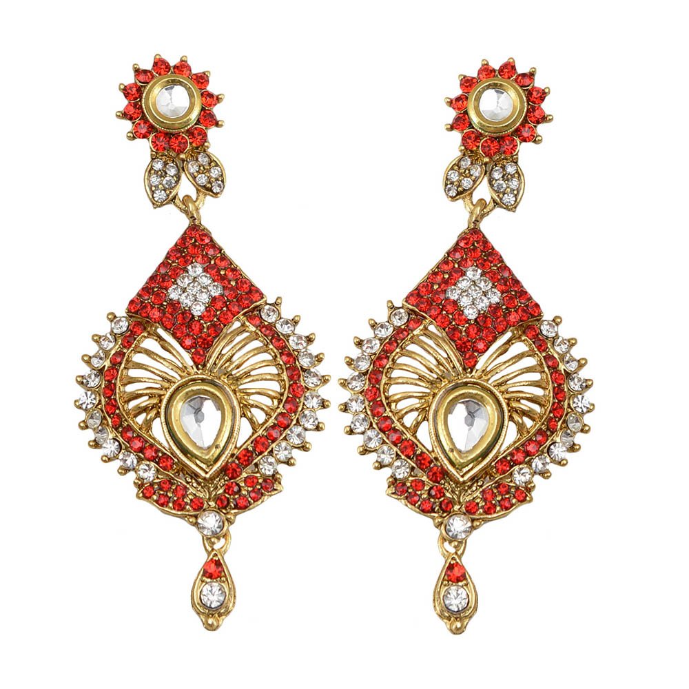 Earring Maang Tika Set - Elegant Indian Jewelry