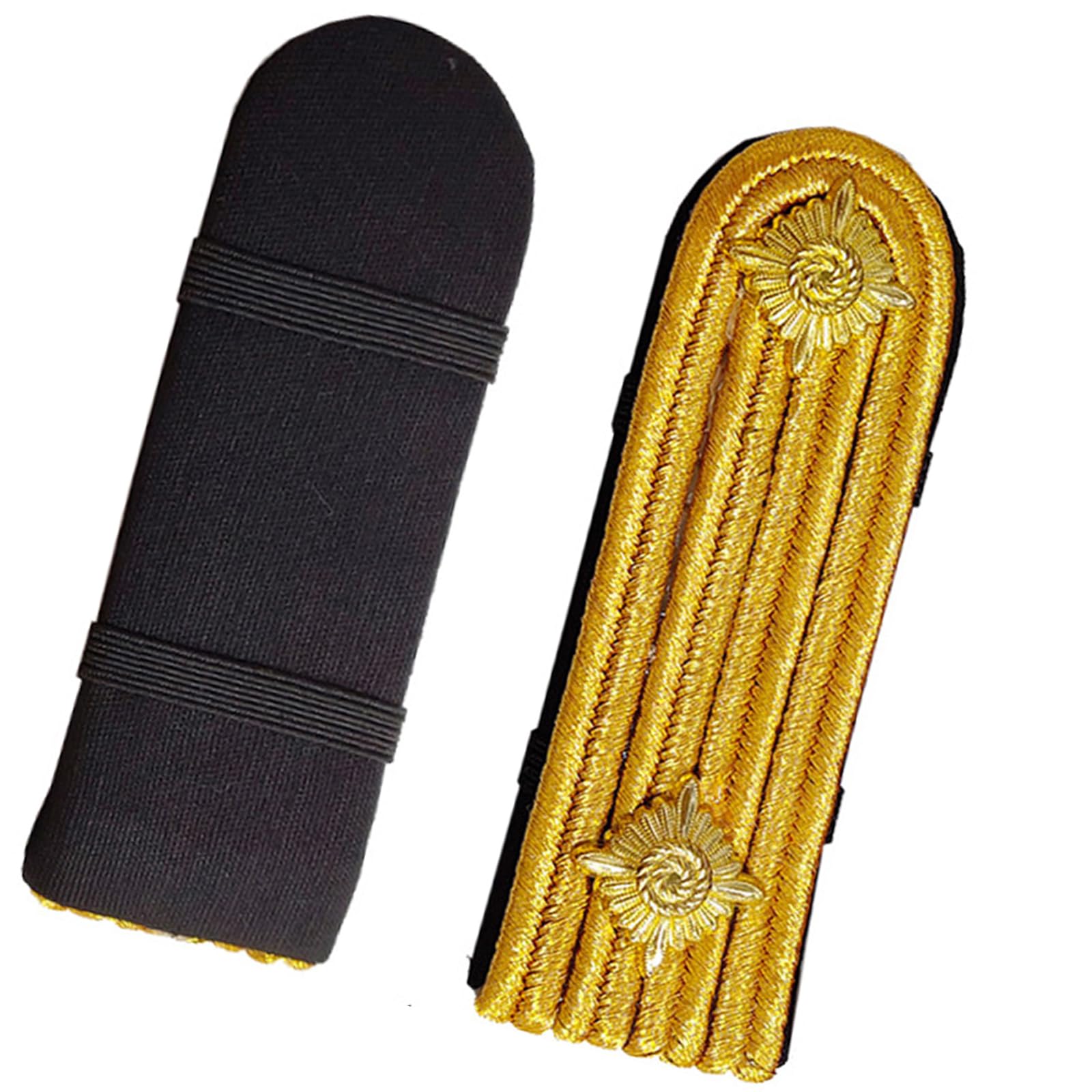 Spalline dorate per uniforme di sicurezza, accessori per capitano professionale della guardia giurata