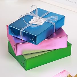 RUSPEPA Wrapping Paper Roll - 81.5 Sq Ft Emerald Green Solid Color Gift Wrap Jumbo Roll for Wedding, Birthday, Shower, Congrats, Holiday, Easter Gifts, DIY Bouquet - 30 Inch X 32.8 Feet, Light Green