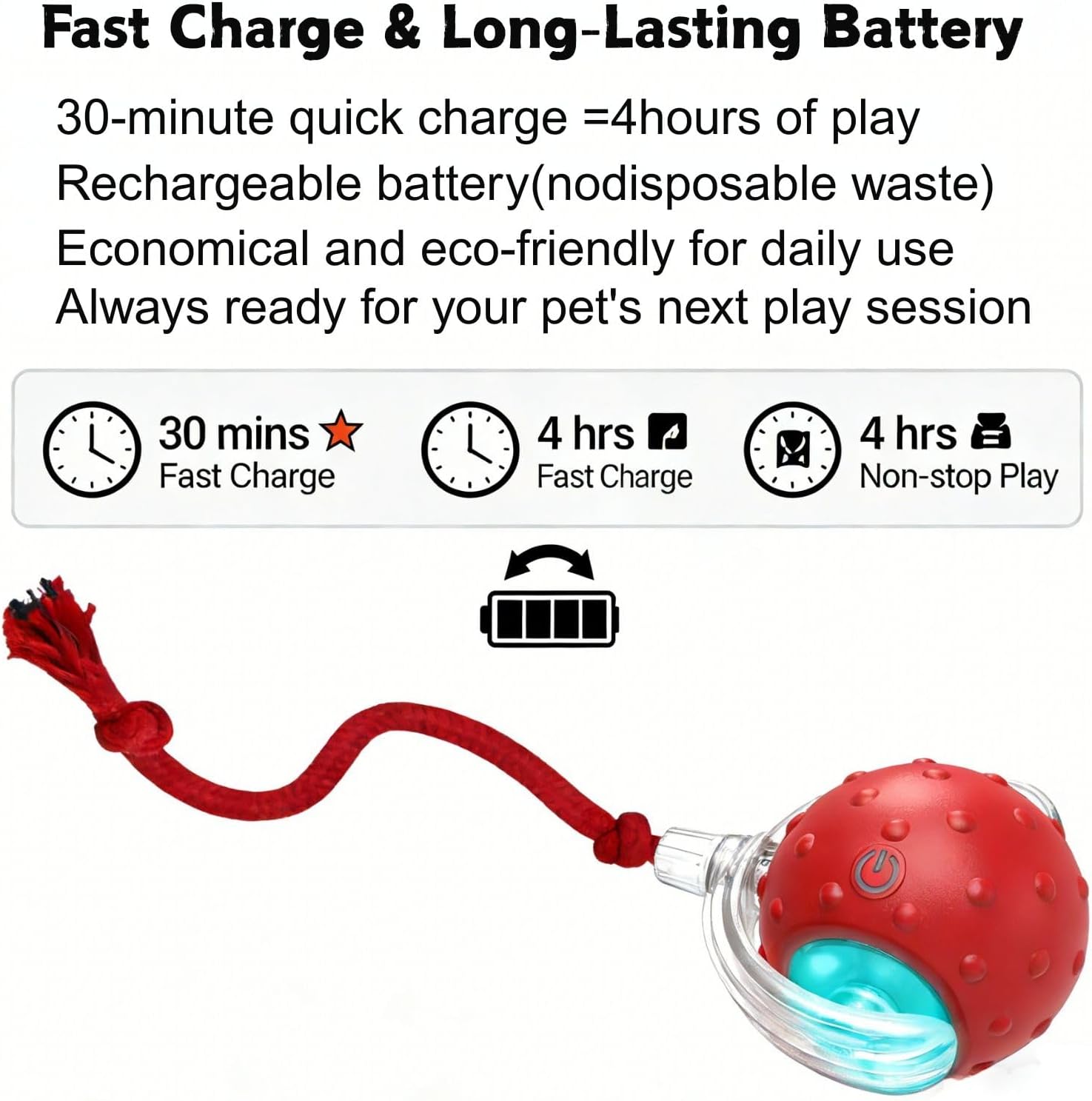 2PCS Interactive Cat Toys Ball, Tiny Fetch Interactive Dog Cat Toy Ball - 360° Automatic Scrolling with Birdsong, Smart Obstacle Avoidance, Rechargeable Boredom Buster for Pets (Blue+Red)