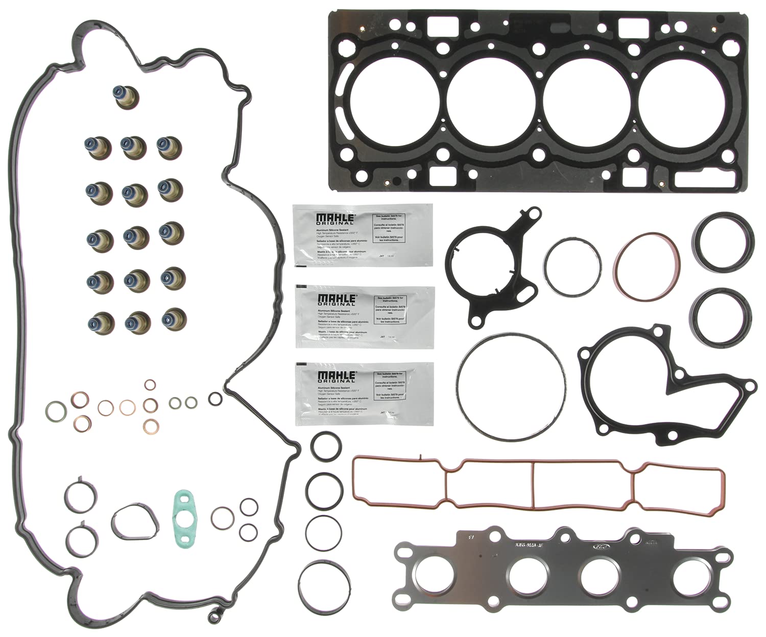 Amazon.com: MAHLE HS55062 Engine Cylinder Head Gasket Set : Automotive 