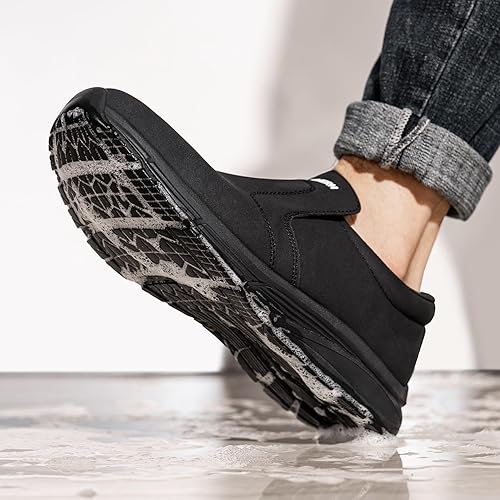 Miniatura 6 de LARN SAFETY Zapatos de trabajo para hombre antideslizantes impermeables cocina chef servicio de alimentos zapatos restaurante hospital