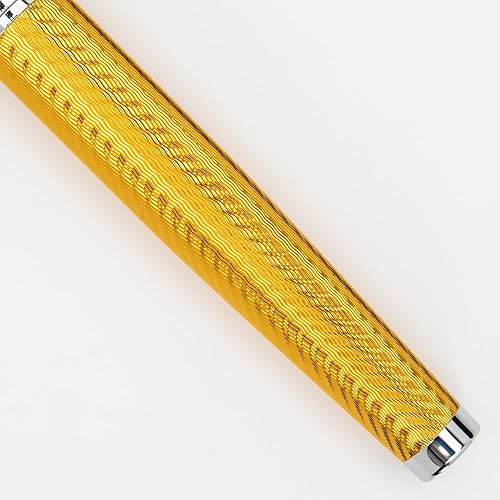 Miniatura 4 de Conklin Herringbone Signature Bolígrafo Rollerball Amarillo