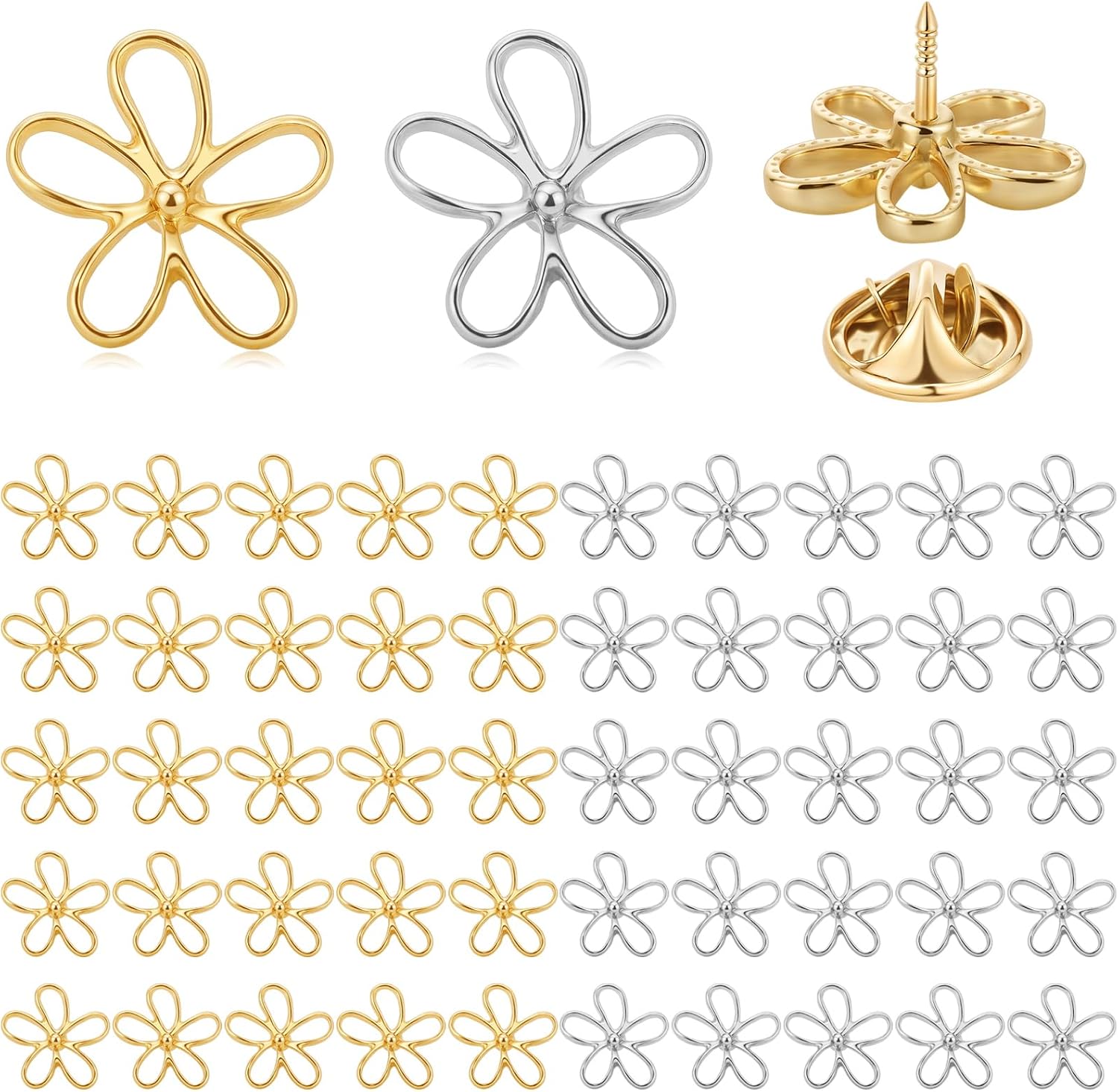 Liliaafar 50 Pcs Lapel Pins Brooches for Women