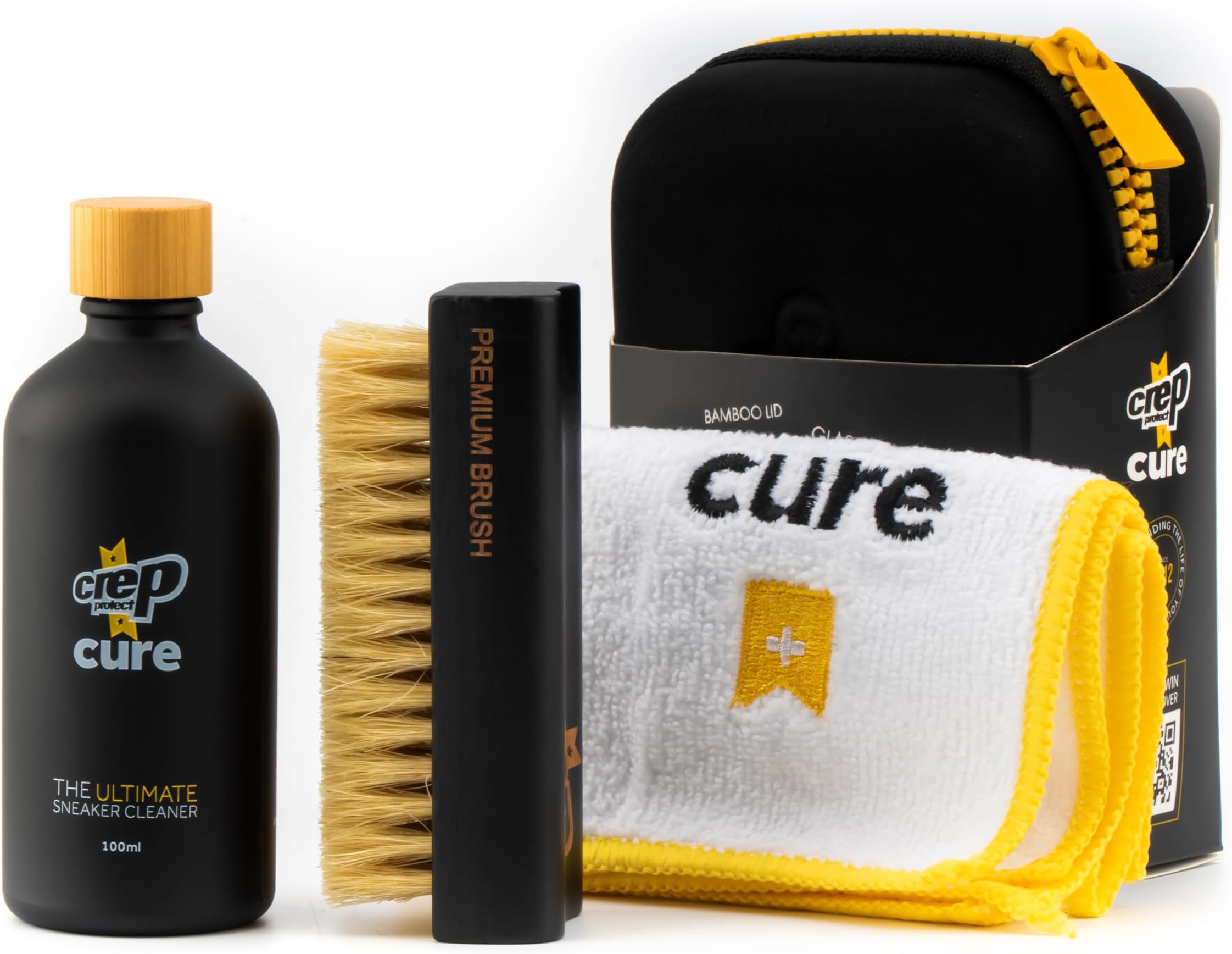 Kit De Nettoyage Pour Chaussures Nimedala HAIBUS - Mousse Active, Brosse Et Chiffon, Idéal Pour Baskets Blanches Et Cuir