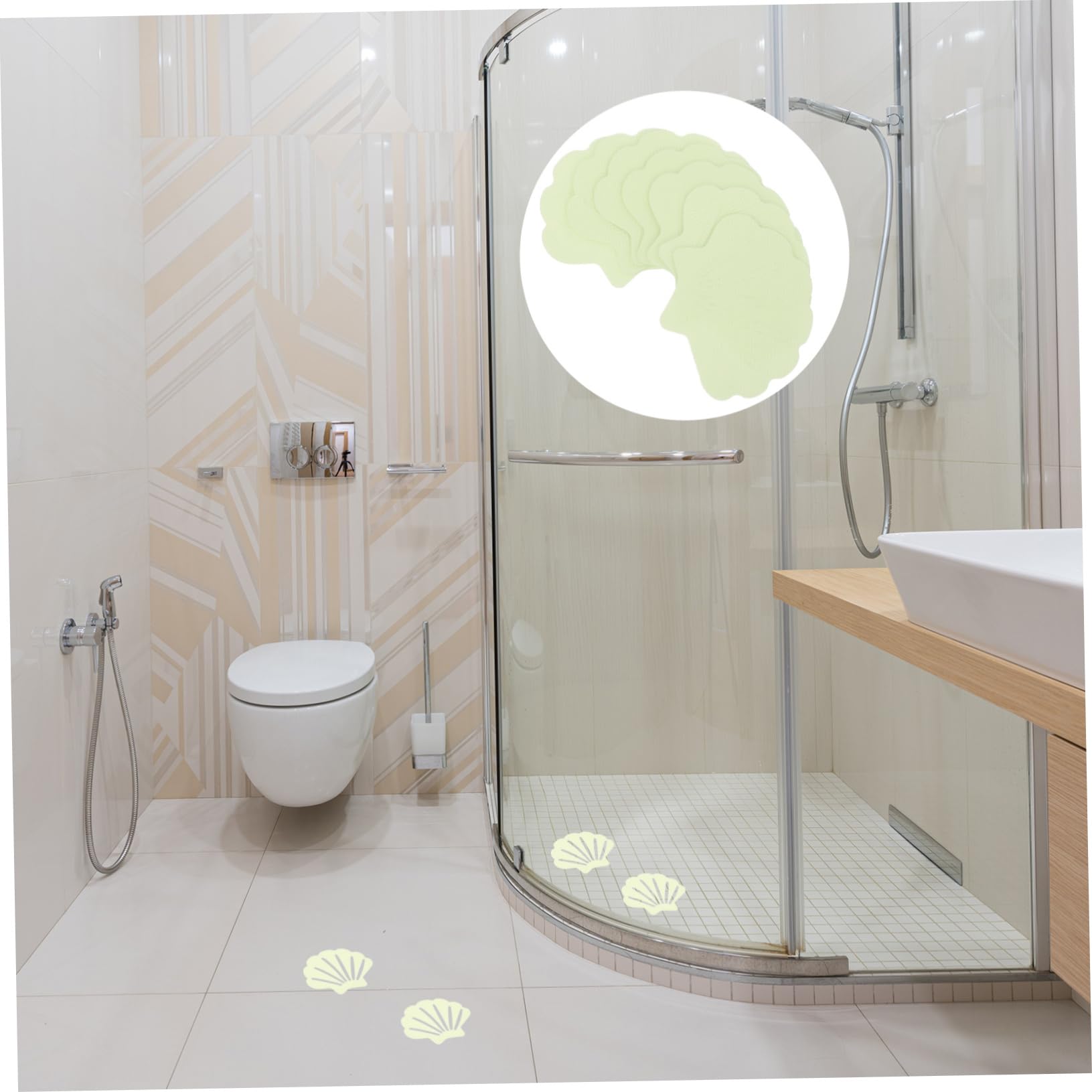 MAGICLULU 150 Pegatinas Antideslizantes para Bañera Pegatinas para El Suelo Bañeras Aplicadas Tiras Antideslizantes para El Baño Pegatinas Antideslizantes para El Baño Tiras