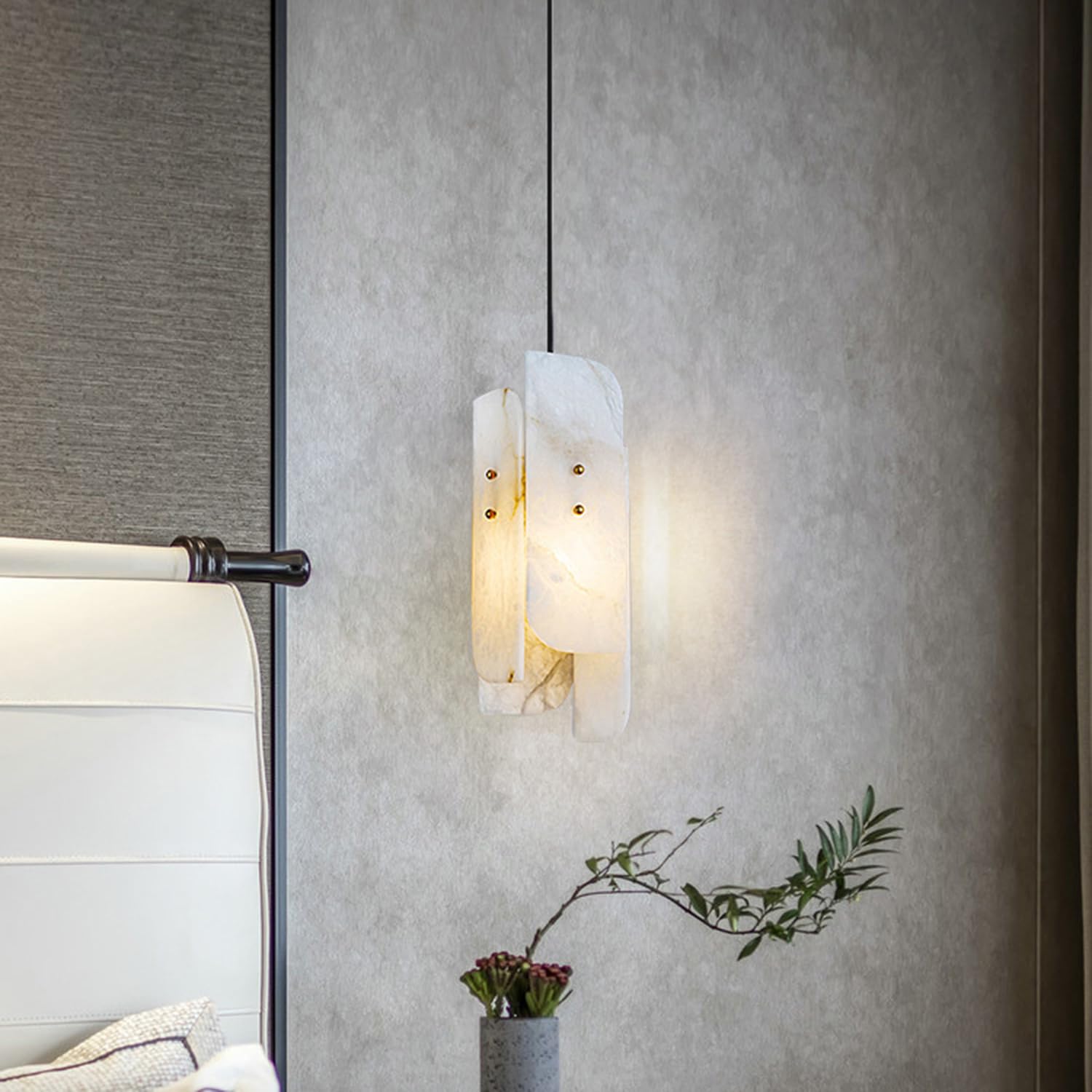 Lampada A Sospensione Light Luxury Creative In Marmo Da 15,7 Pollici