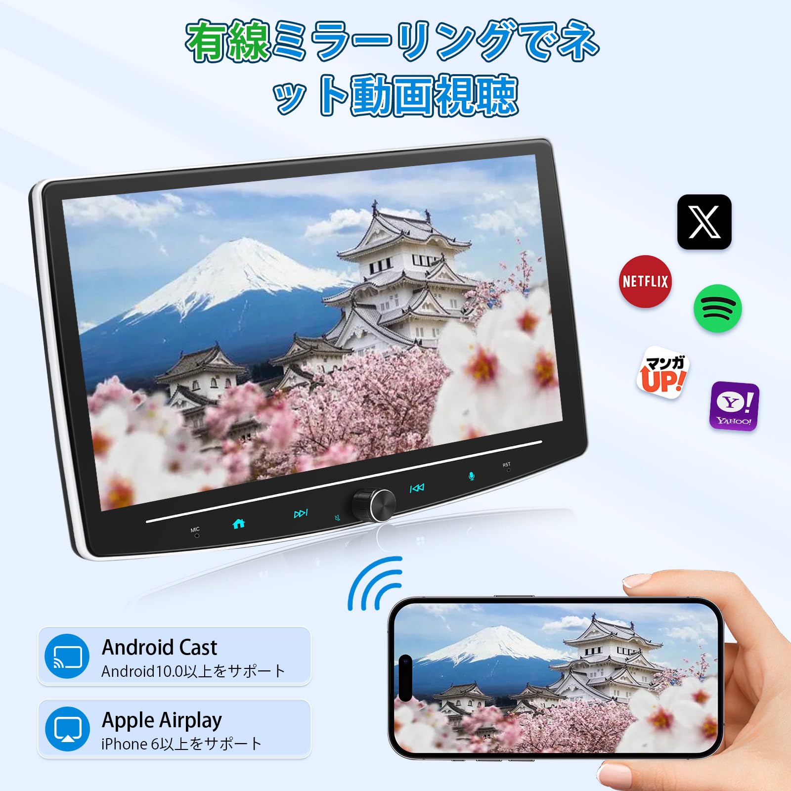 ディスプレイオーディオ⭕️10インチ⭕️CarPlay Android Auto ディスプレイオーディオ⭕️10インチ⭕️CarPlay Android Auto Amazon