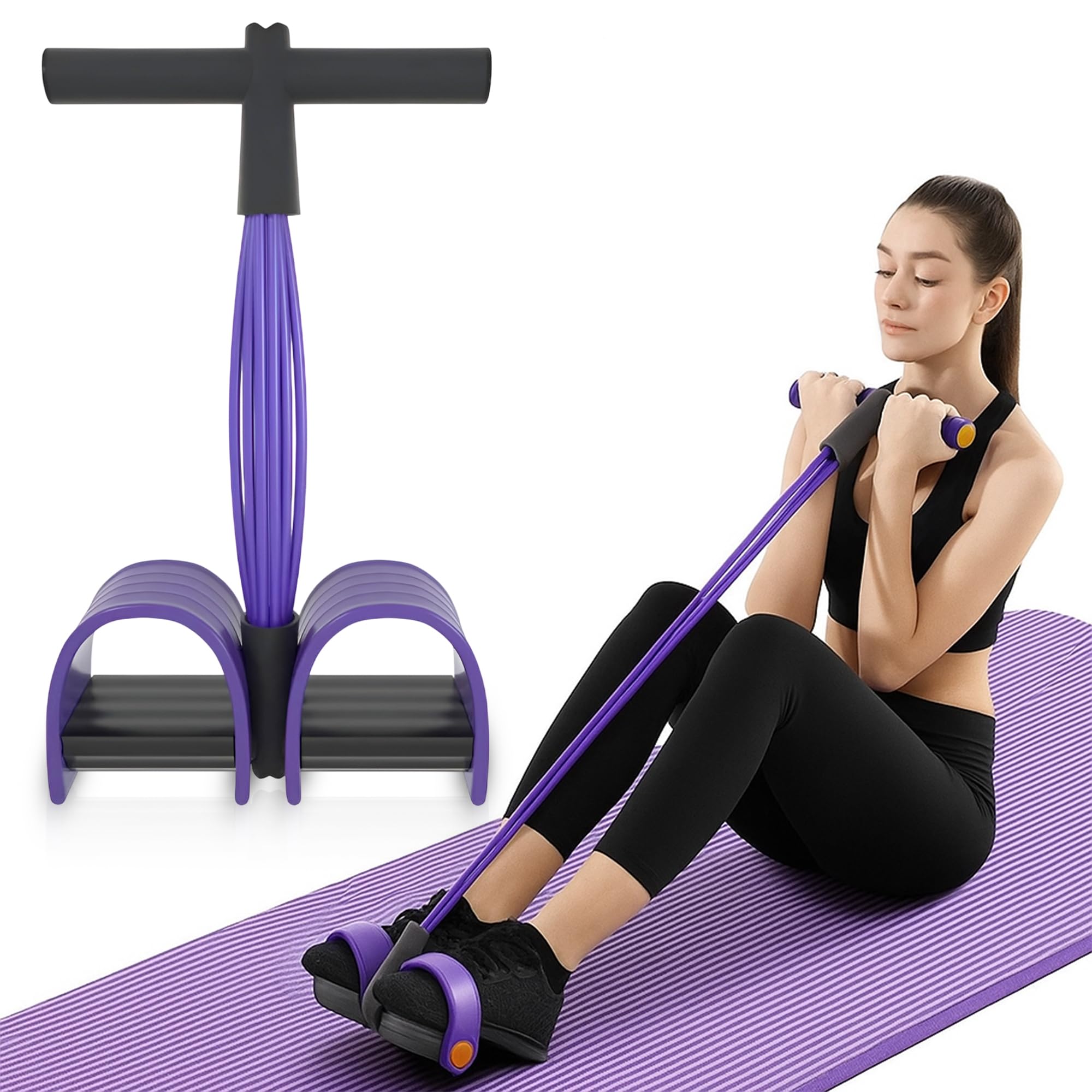 Bandes De Résistance Fitness 6 Tubes - Pour Abdos, Musculation, Yoga, Entraînement à Domicile