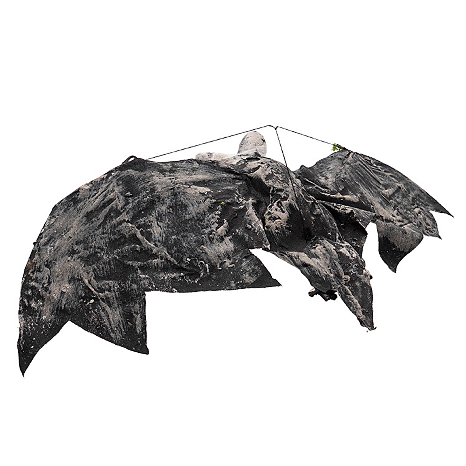 Genérico Murciélagos Halloween para Exterior Decoración con telaraña | Grandes de Murciélagos Falsos para Propietarios, Casa Embrujada, Porche, Jardín, Patio, Escuela, Oficina,
