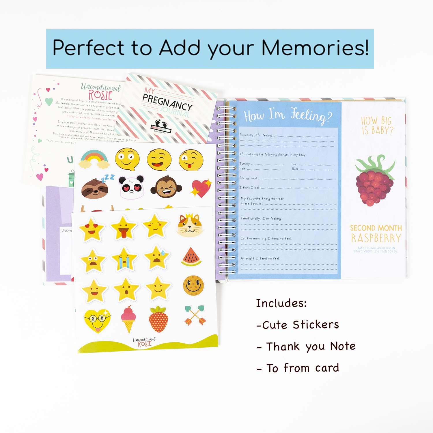Buy My 9 Month Journey Pregnancy Journal Memory Book With Stickers Baby Scrapbook And Photo Album Pregnancy Must Haves For First Time Moms Great Picture And Milestone Books