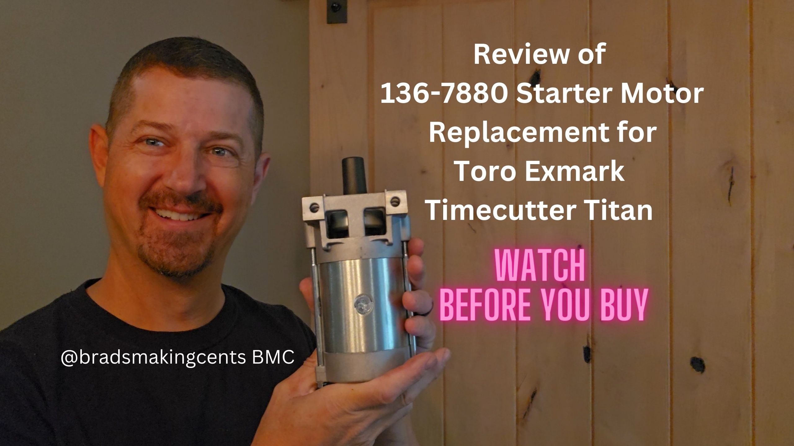 Starter Motor Replacement For Toro & Exmark Mowers - Fits 708cc V-Twin ...